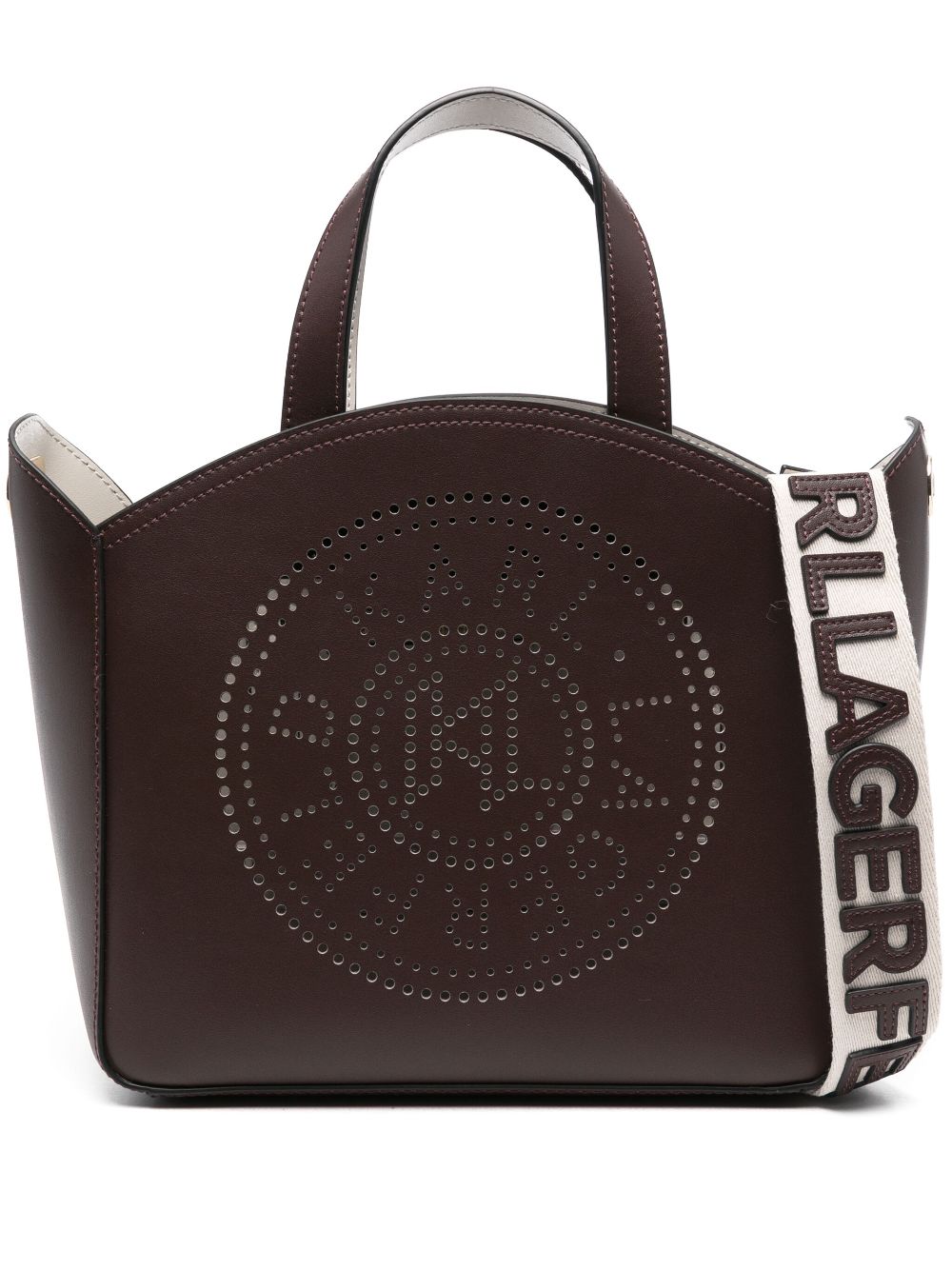 Karl Lagerfeld small K/Circle tote bag - Brown