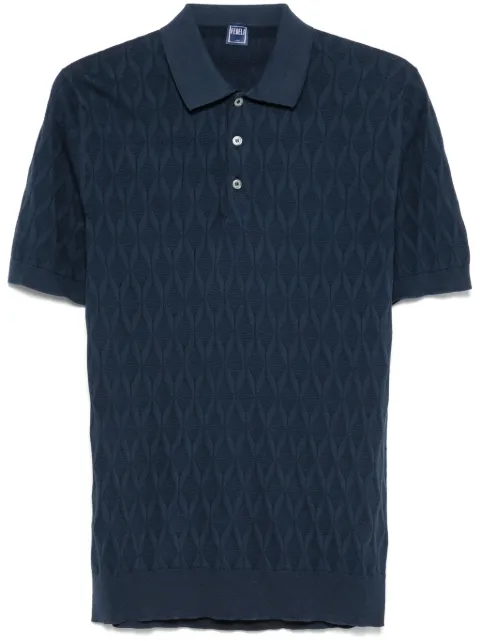 Fedeli textured polo shirt 