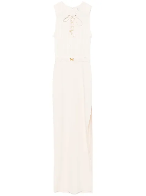 Elisabetta Franchi lace-up detail dress 
