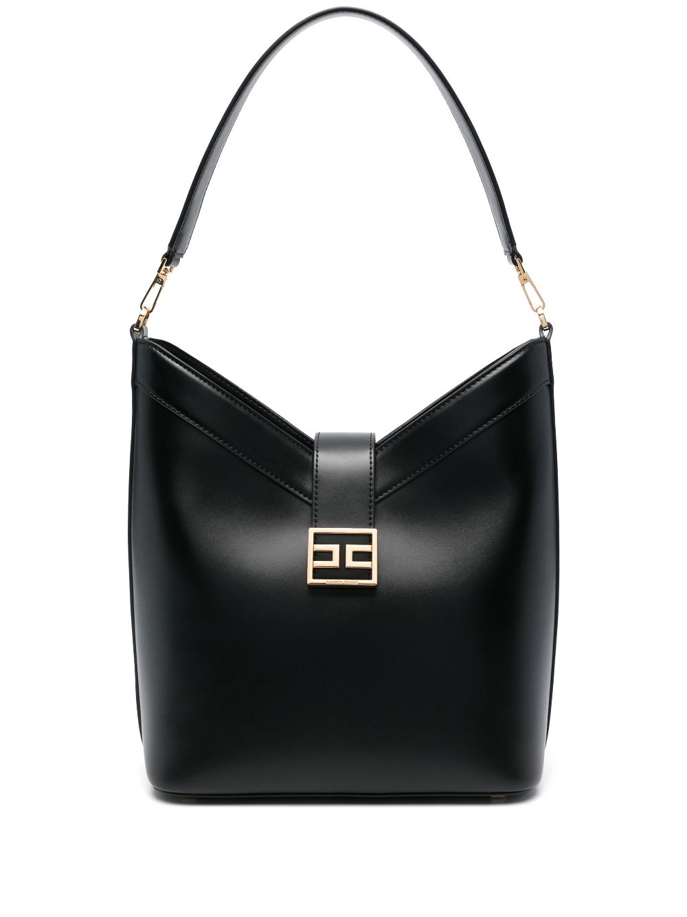 logo-buckle shoulder bag