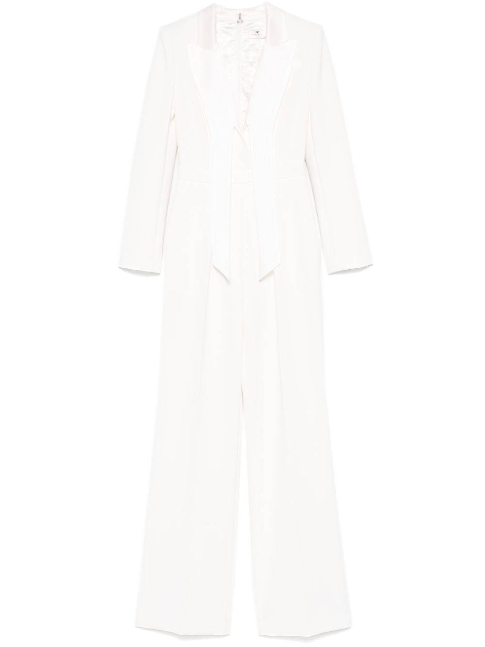 satin-lapels tuxedo jumpsuit