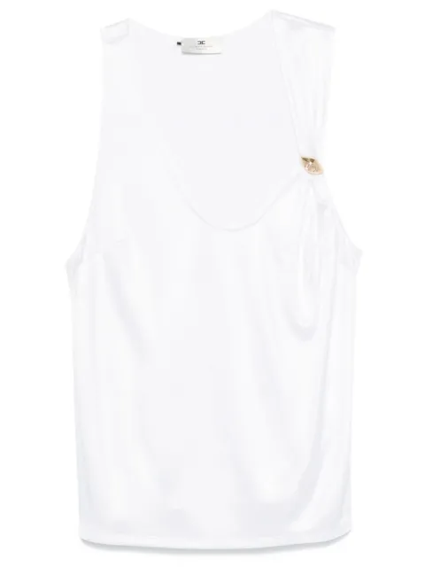 Elisabetta Franchi camiseta con logo de joyas