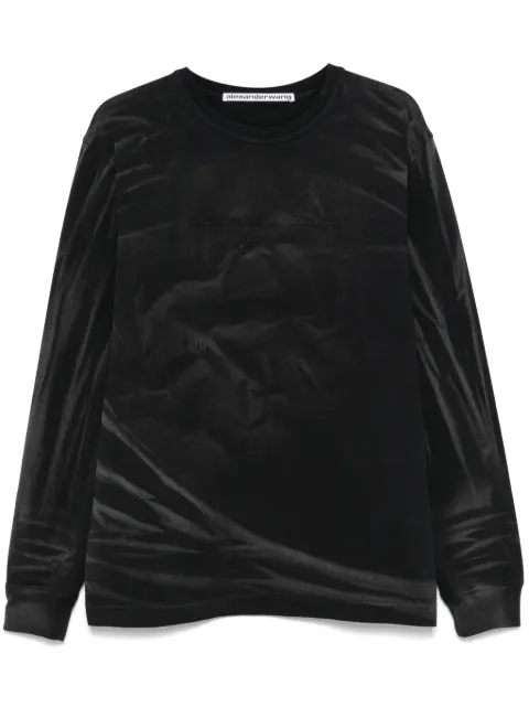 Alexander Wang playera con logo en relieve