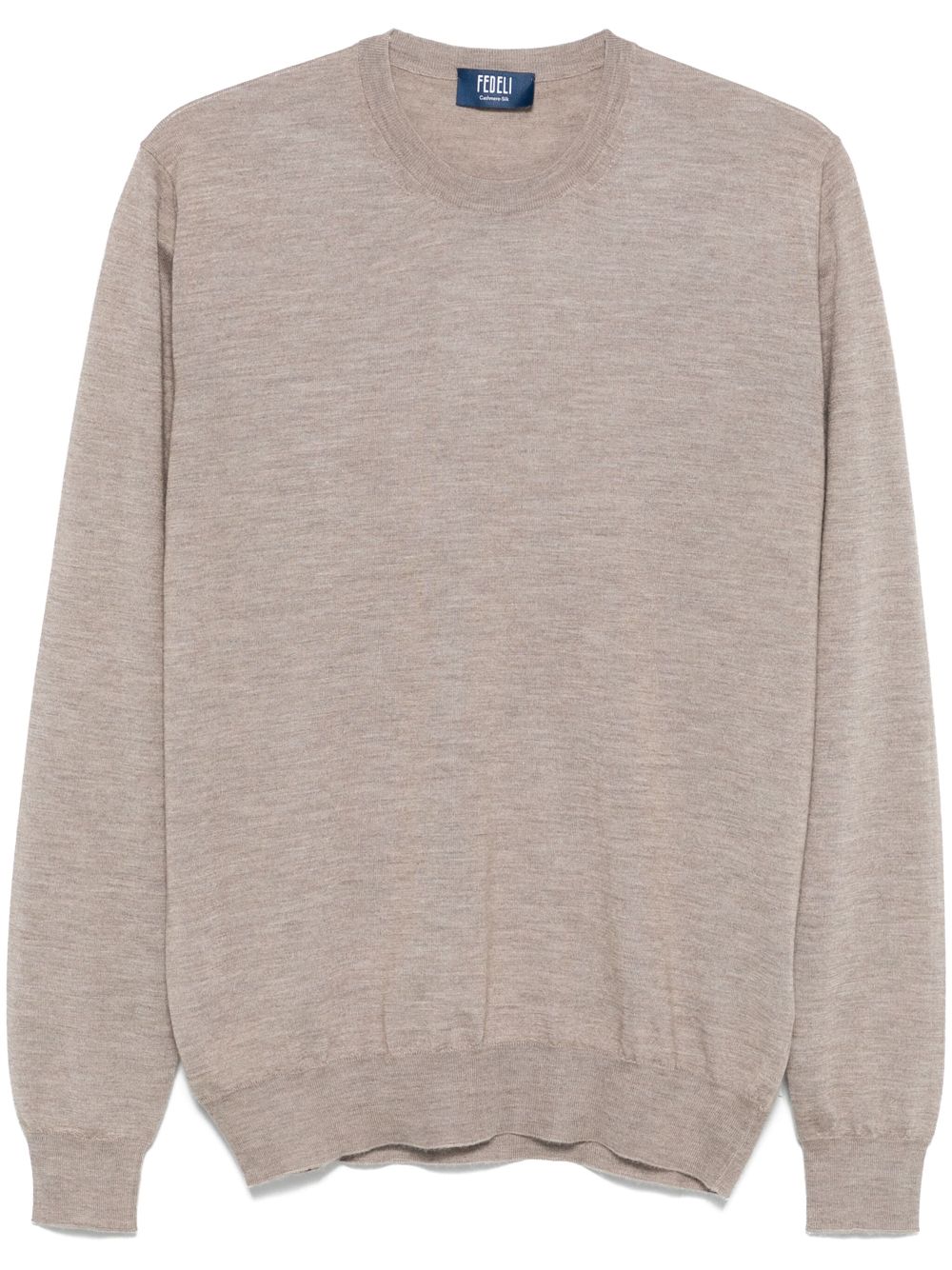 Fedeli fine-knit sweater - Neutrals