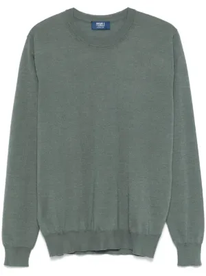Fedeli クルーネック セーター | グレー | FARFETCH JP