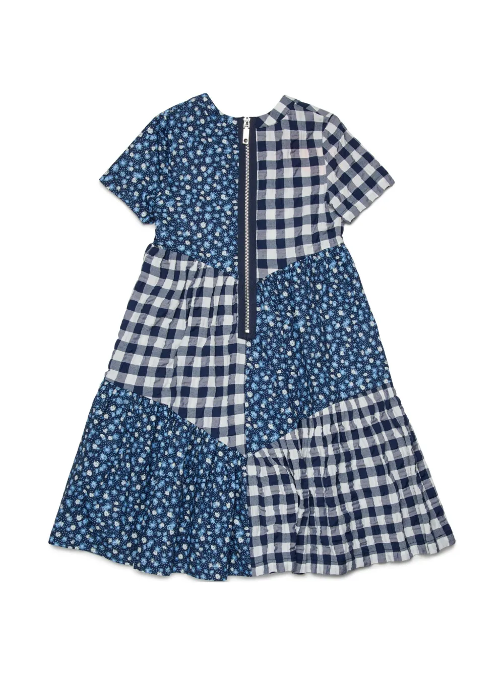 MAX&Co. Kids Jurk met patchwork - Blauw