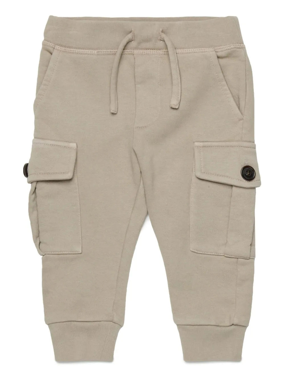 DSQUARED2 KIDS Trainingsbroek met rubberen logo Bruin