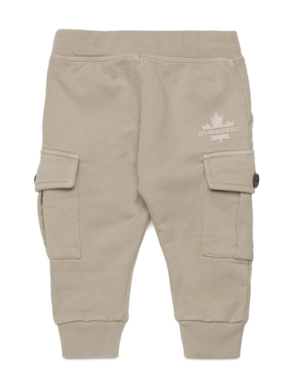 DSQUARED2 KIDS Trainingsbroek met rubberen logo - Bruin