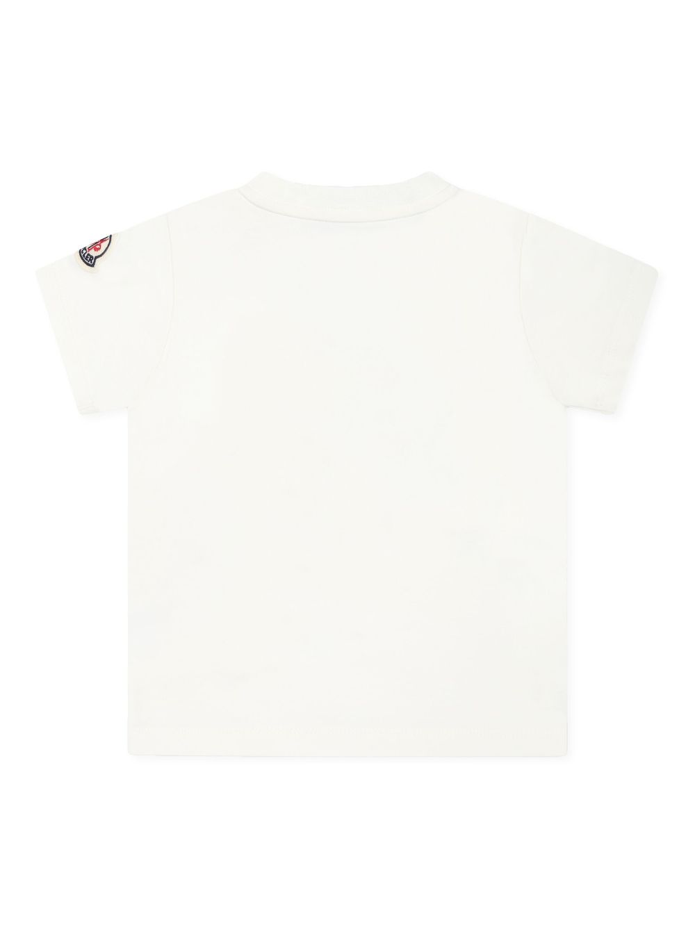 Moncler Enfant basketball-motif cotton T-shirt - Wit