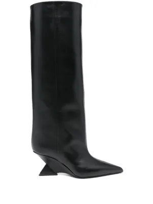 ロングブーツ THE ATTICO FW25 'Lea' boots (251WSH00879 085) Lea'' boot black for Women | THE ATTICO®
