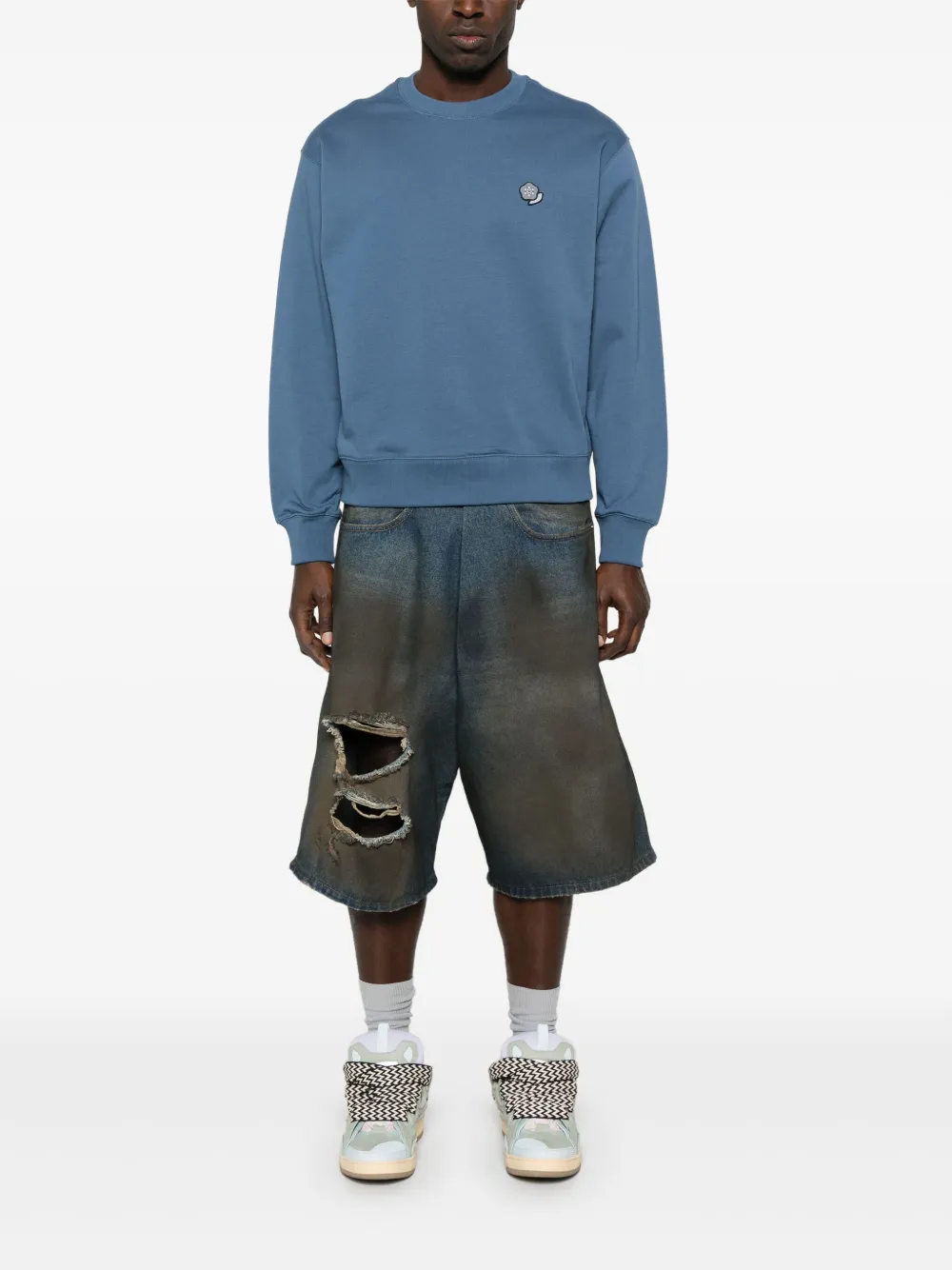 Kenzo Kenzo Pop sweater met borduurwerk - Blauw