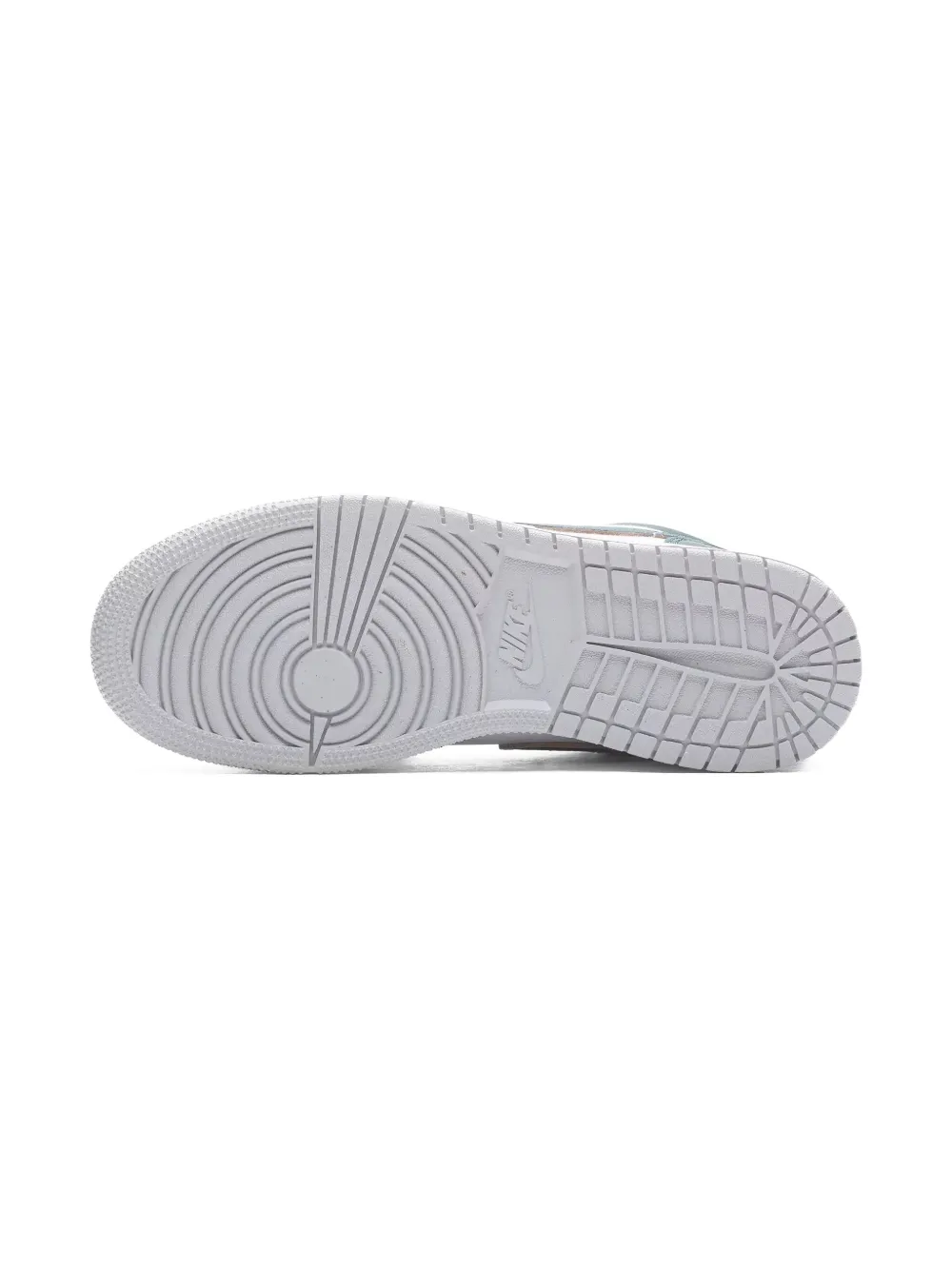 Jordan Kids Jordan 1 Low SE "Oxidized Green White Sail" sneakers