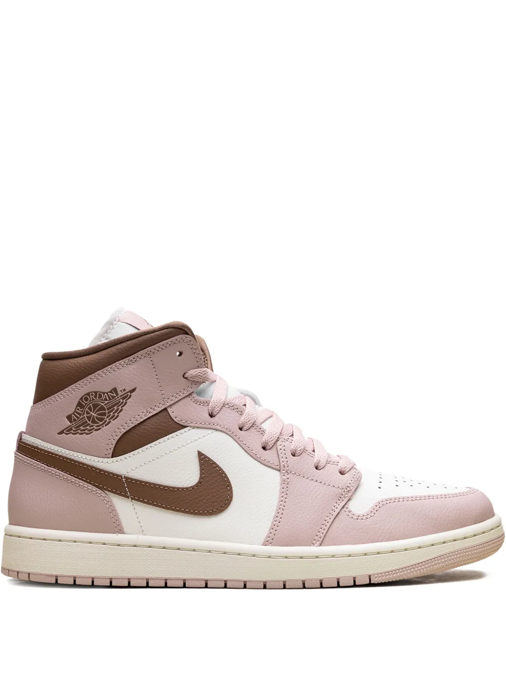 Jordan Jordan 1 Mid "Pink Oxford/Brown" sneakers - ピンク Jordan Jordan 1 Mid "Pink Oxford/Brown" sneakers - ピンク