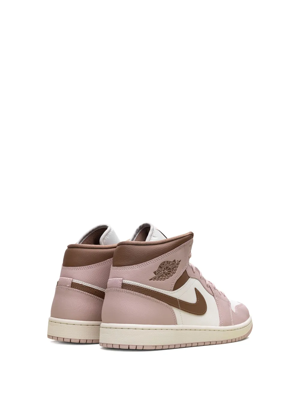 Jordan 1 Mid "Pink Oxford Brown" sneakers