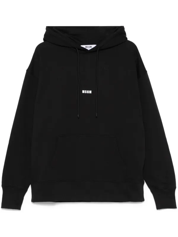 MSGM ロゴ パーカー | ブラック | FARFETCH JP