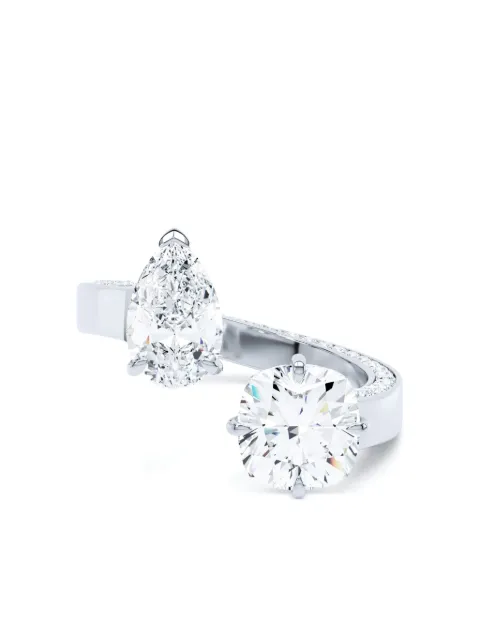 LOEV  18K white gold Floating diamonds ring