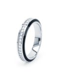 LOEV 18K recycled white gold Eternity diamond ring - Silver