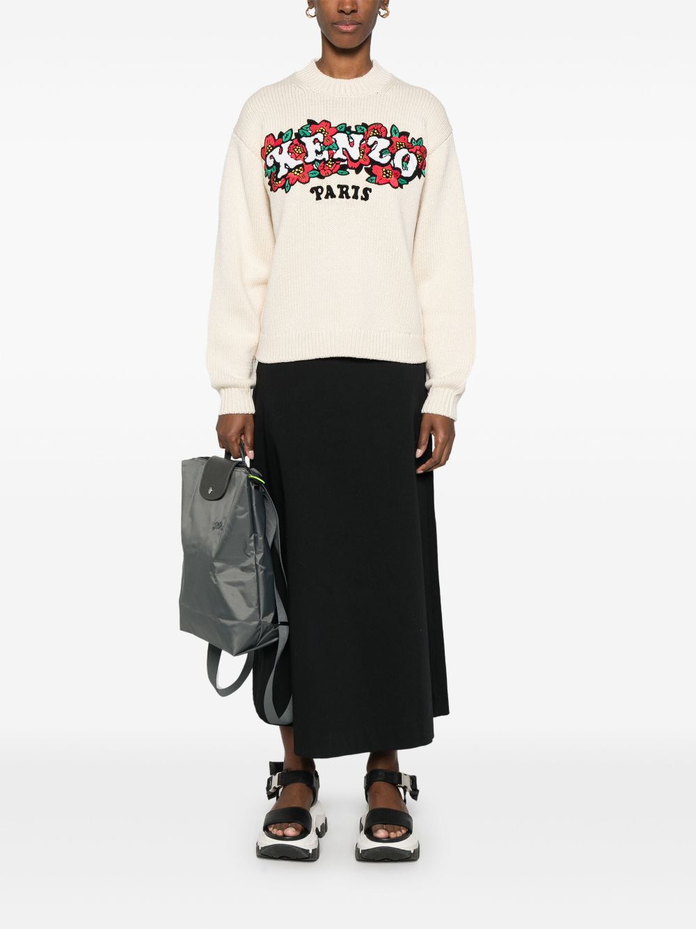 Kenzo x Verdy trui met logopatch - Beige