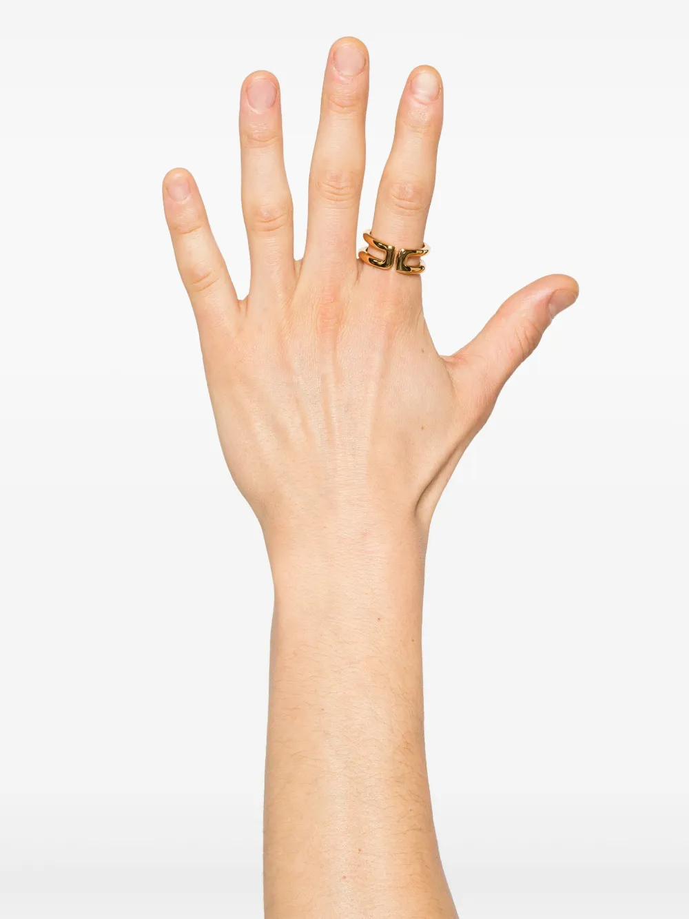 Jil Sander Ring met open design - Goud