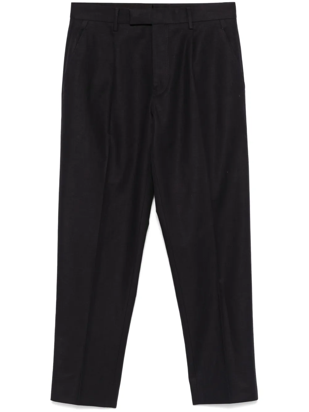 pleat-detail trousers