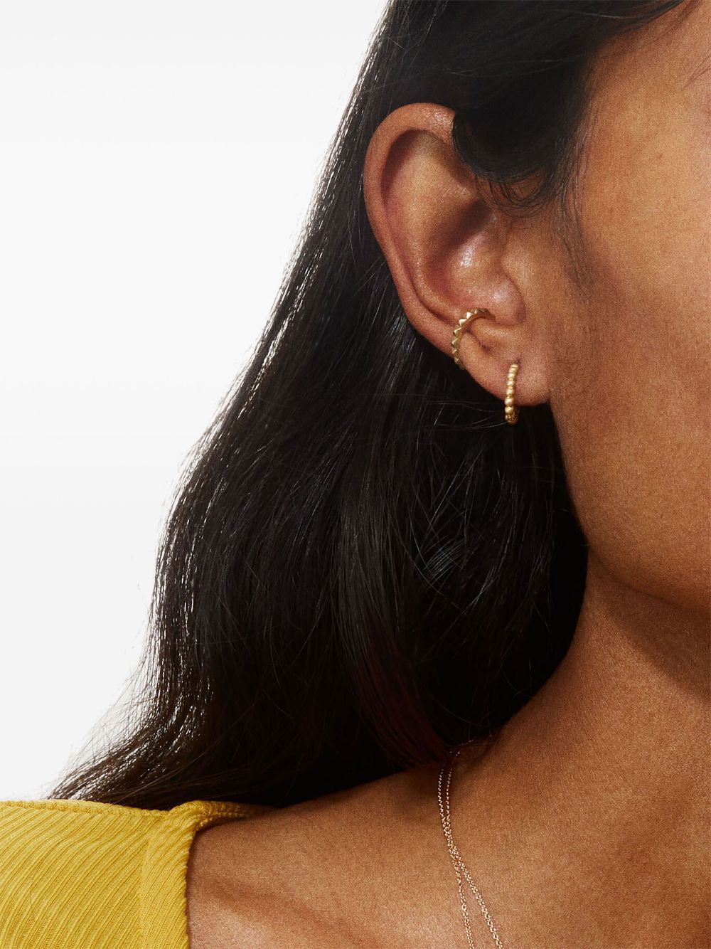 We by WHITEbIRD 14kt recycled yellow gold Uta ear cuff