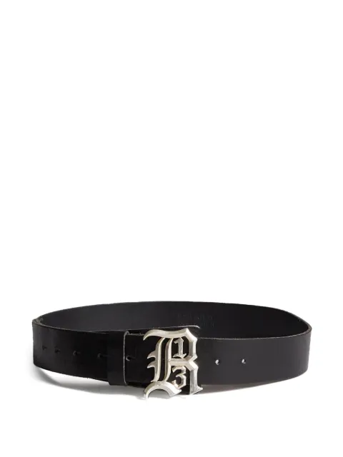 R13 logo-buckle belt