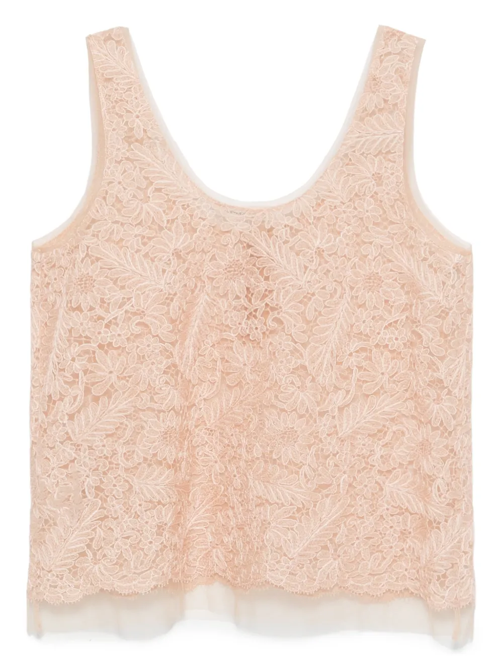 Ermanno Scervino Top van kant - Beige