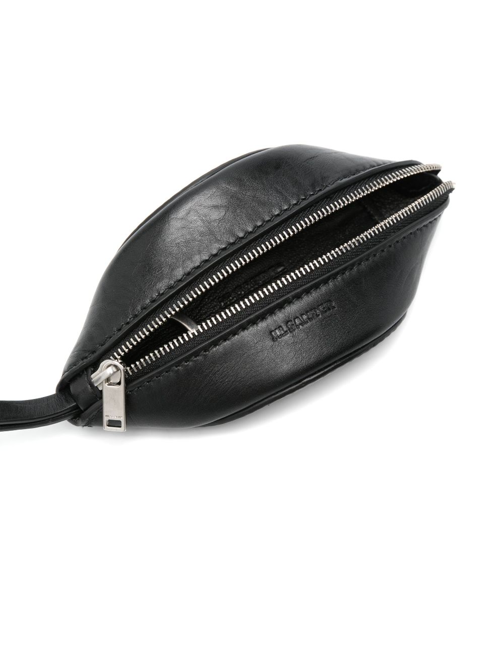 Jil Sander leather wallet - Zwart