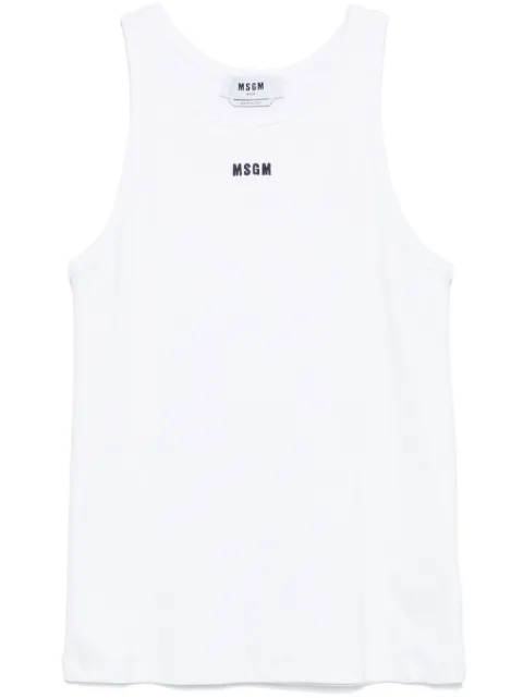 MSGM ribbed tank top