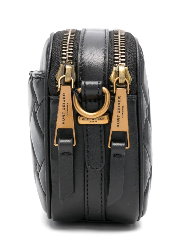 Kurt Geiger London ジップ ショルダーバッグ | ブラック | FARFETCH JP