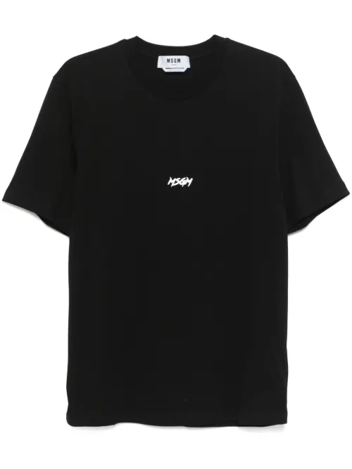 T-shirt à logo imprimé - MSGM - Modalova