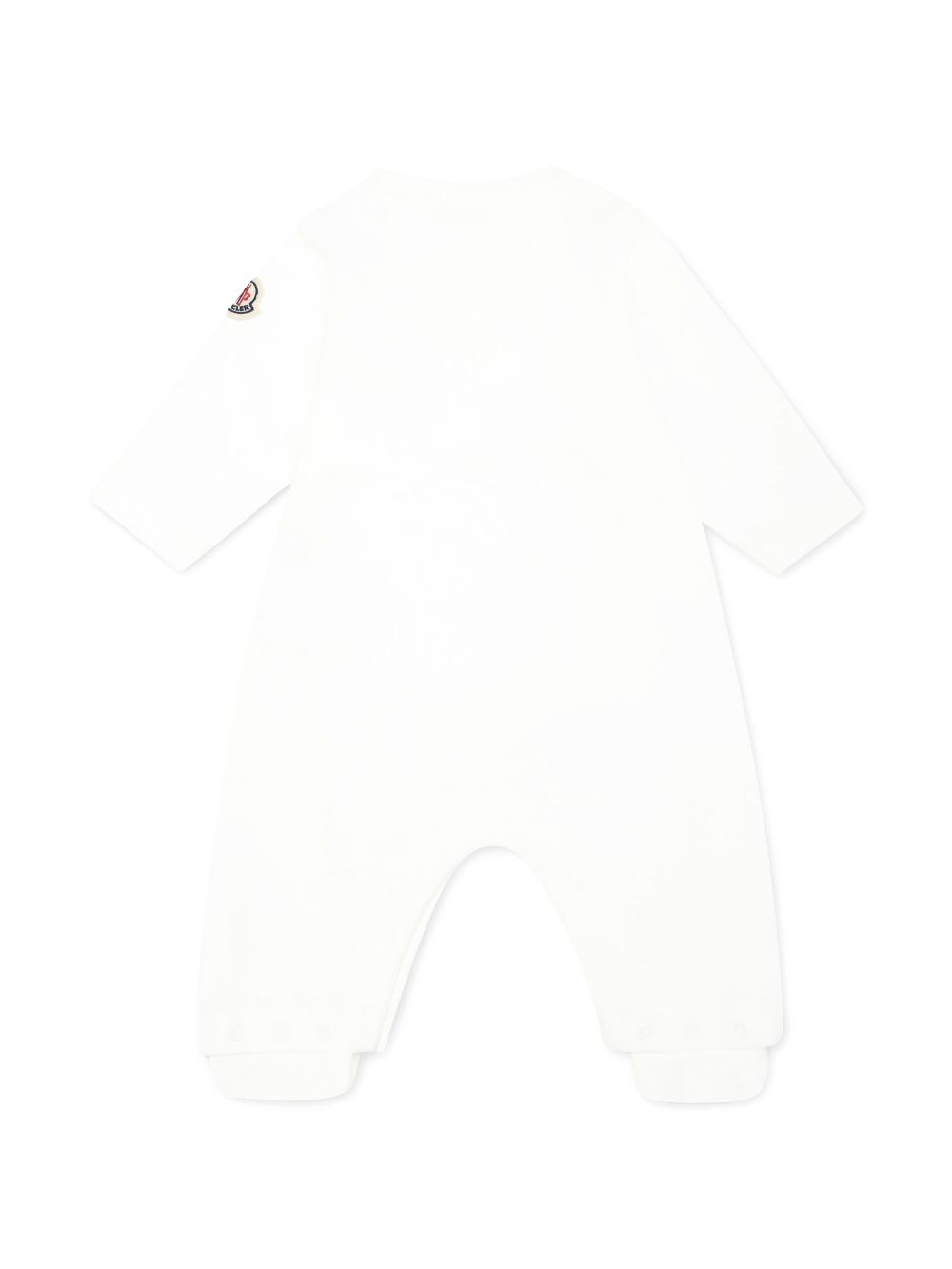 Moncler Enfant logo patch pajamas - Wit