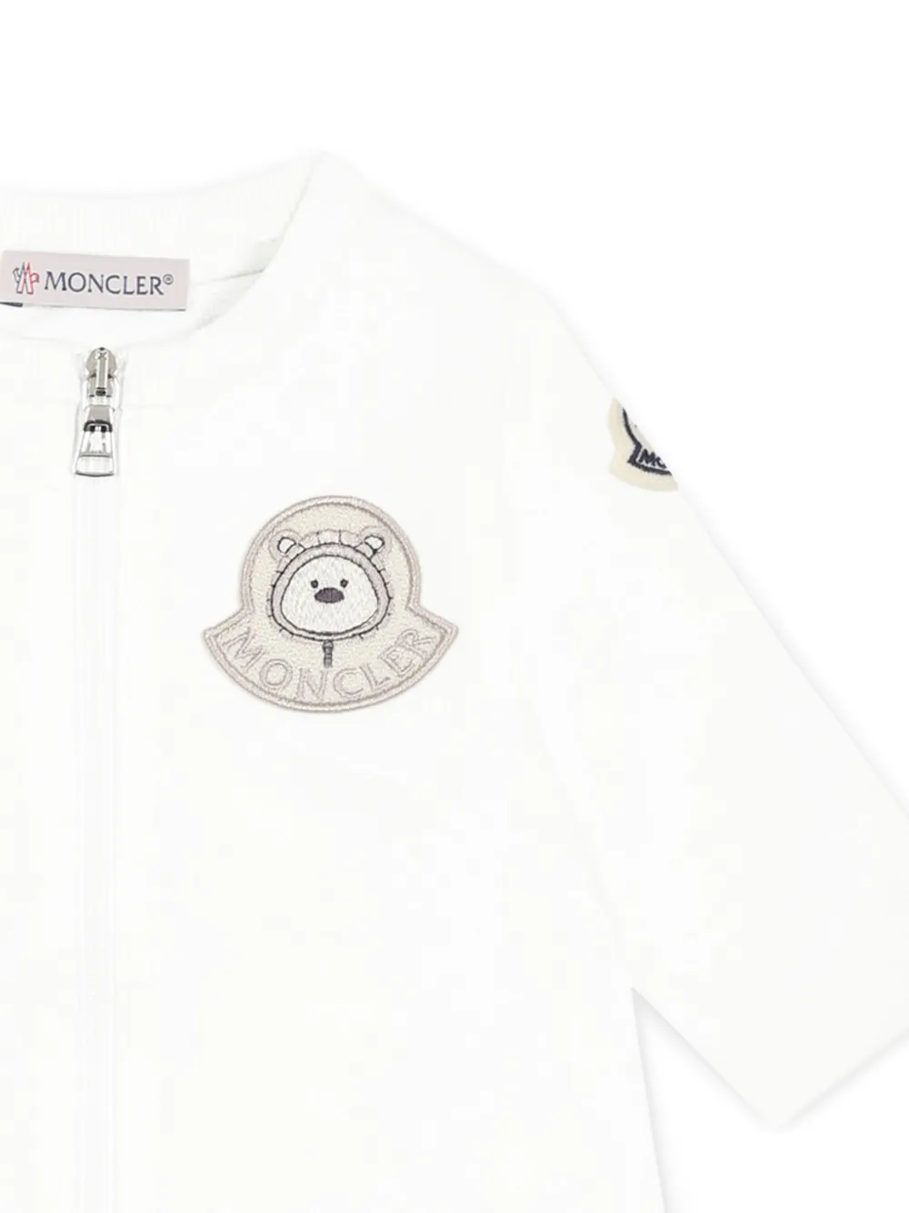 Moncler Enfant Pyjama met logopatch Wit