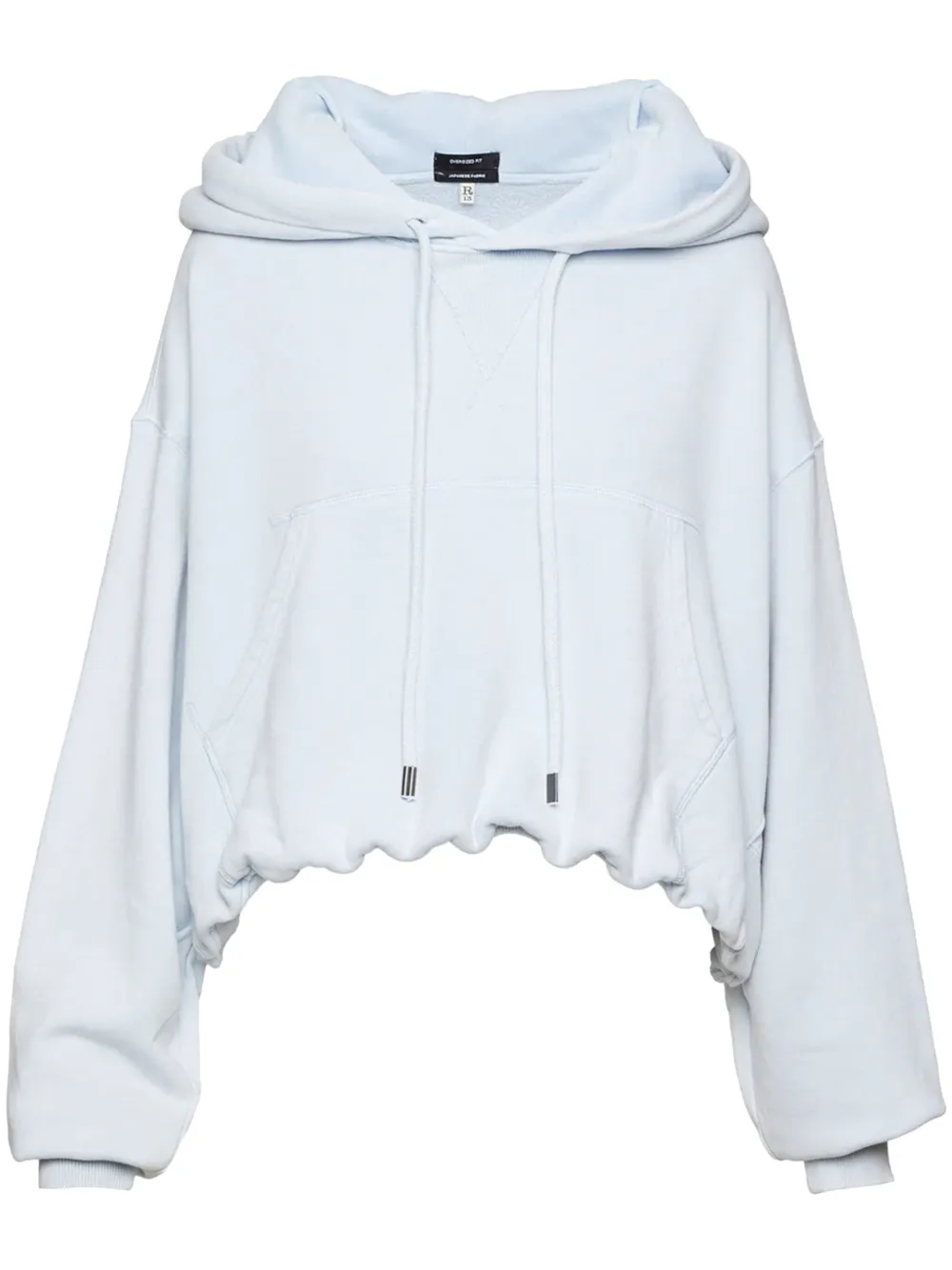 R13 Katoenen hoodie Blauw