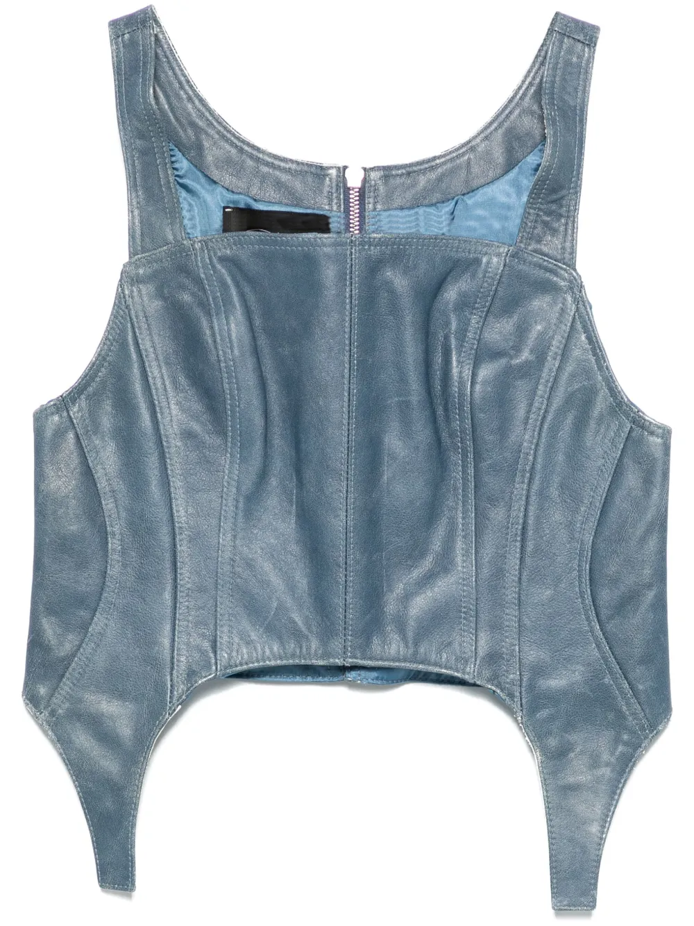 Manokhi Kristin top Blauw