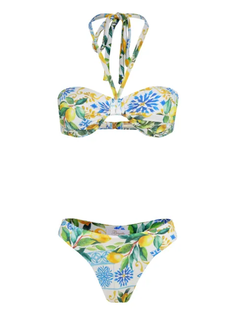Brigitte bikini con limones estampados