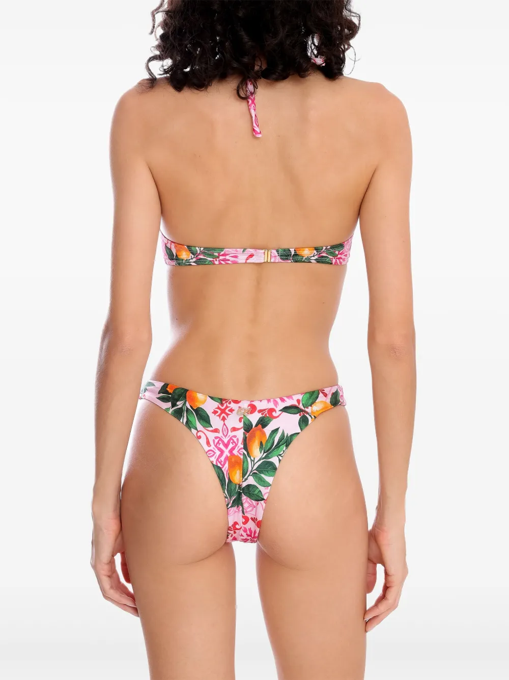 Brigitte Bikini met citroenprint Roze