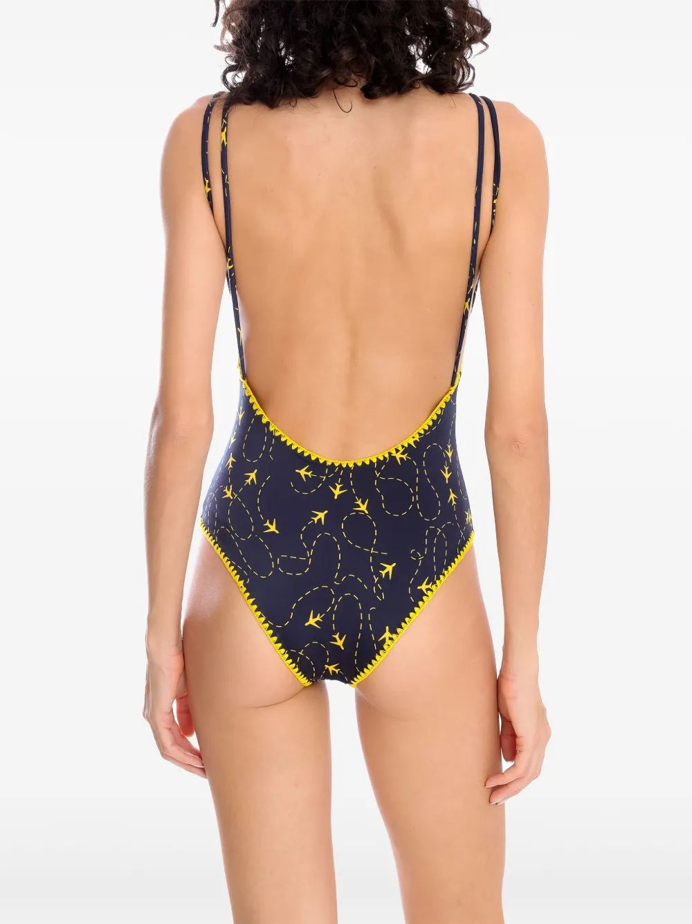 Brigitte Badpak met print Blauw