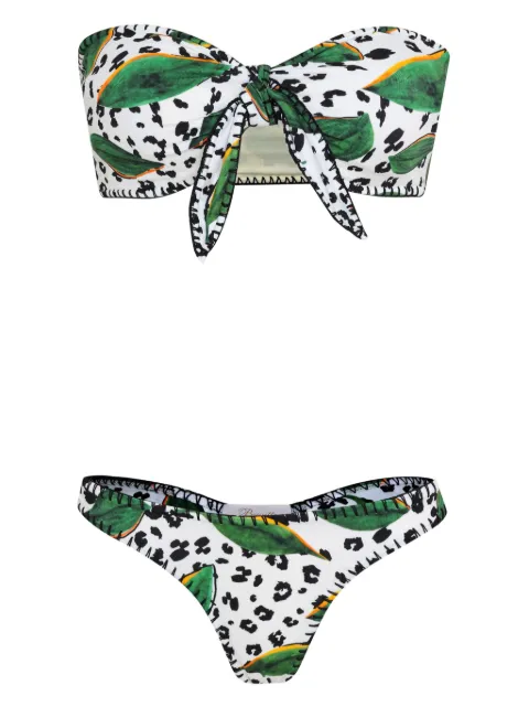 Brigitte floral-print bikini