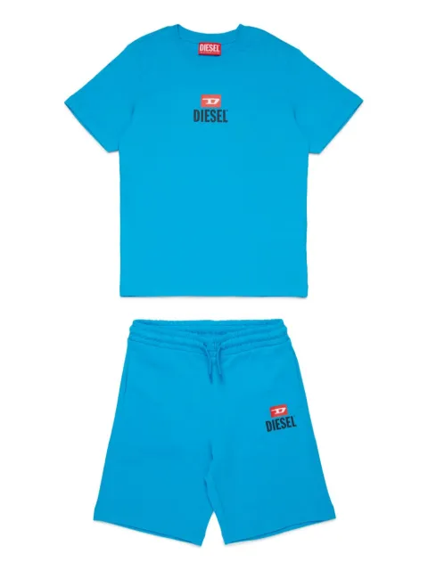 Diesel Kids logo t-shirt and bermuda shorts set