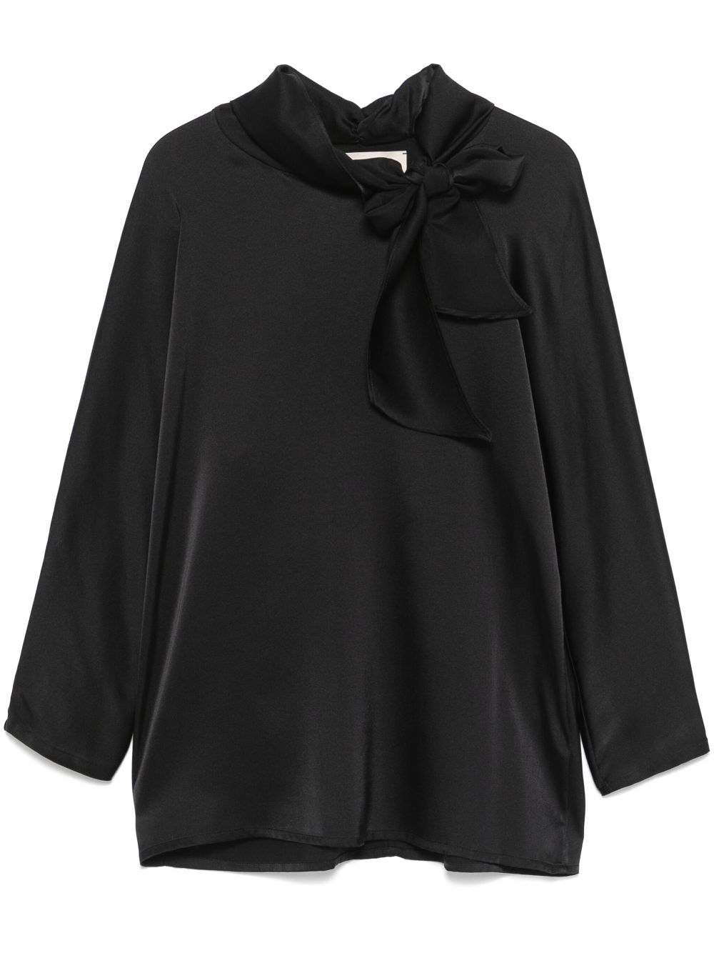 jucca approved satin blouse - Black