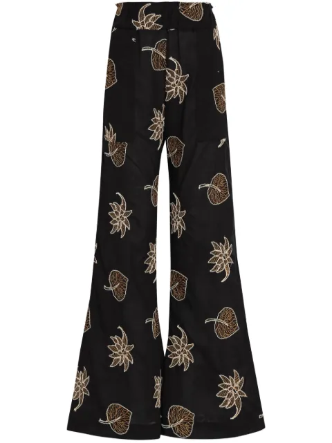 Brigitte floral-print trousers