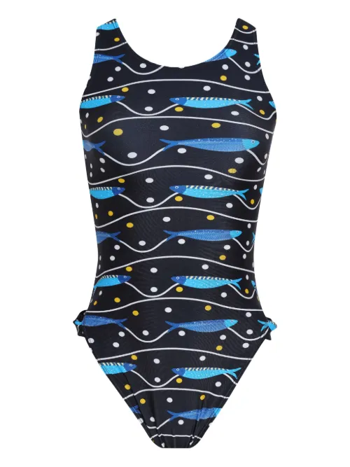 Maillot de bain à imprimé graphique - Brigitte - Modalova