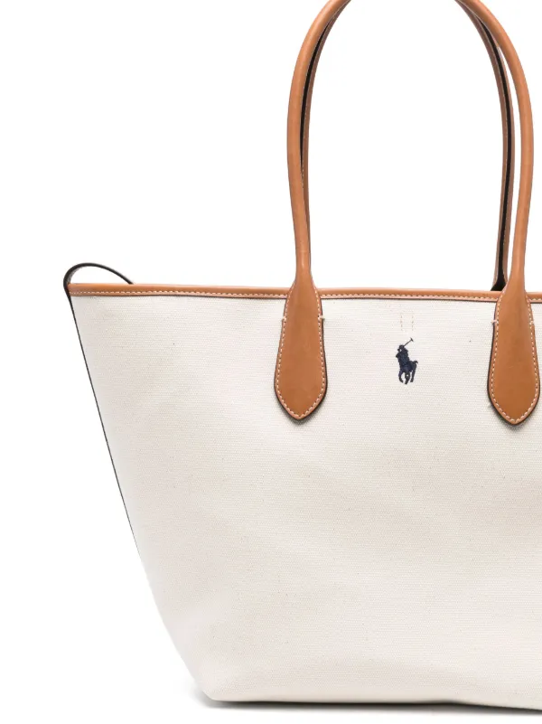 Polo Ralph Lauren Canvas Tote Bag | Neutrals | FARFETCH