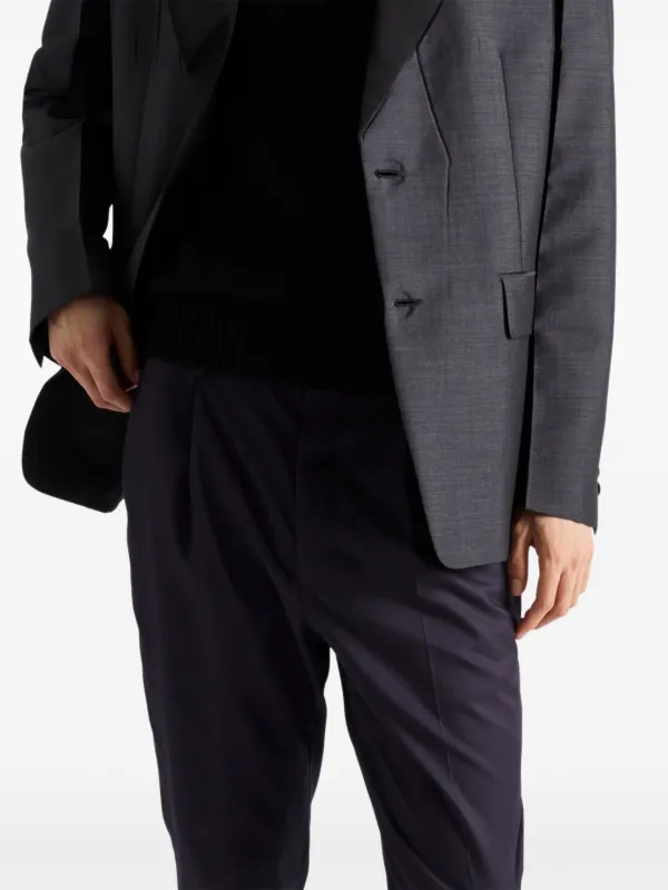 Prada コットンパンツ | ブルー | FARFETCH JP