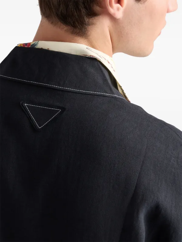 Prada ブルゾン ジャケット | ブラック | FARFETCH JP