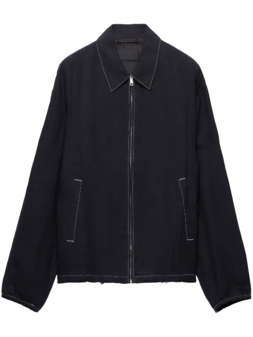 Prada veste en coton - Noir - Prada - Modalova