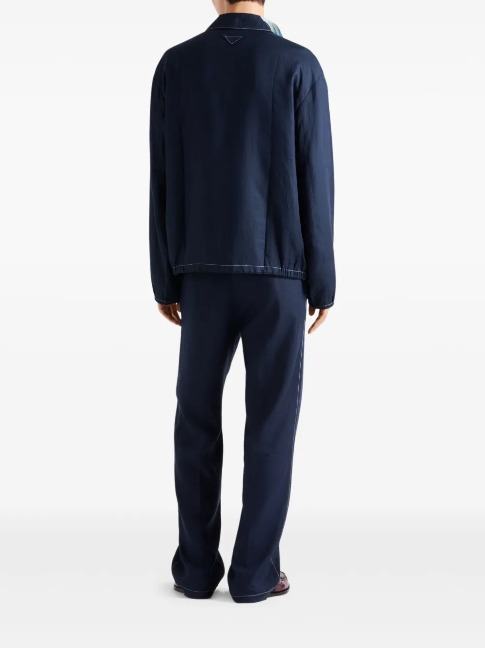 Prada Katoenen bomberjack Blauw