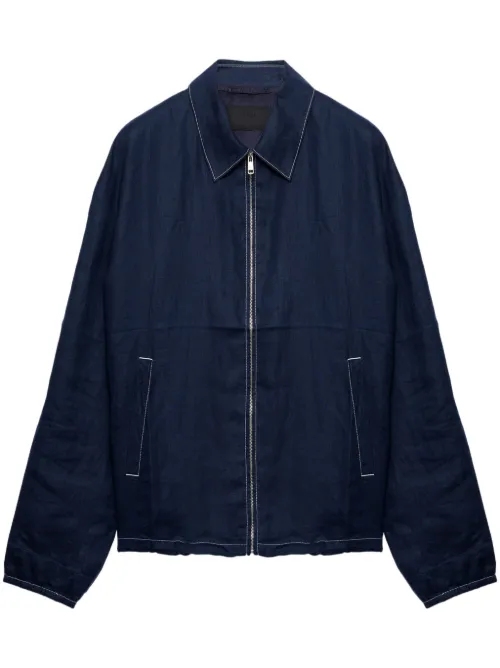 Prada veste en coton - Bleu - Prada - Modalova