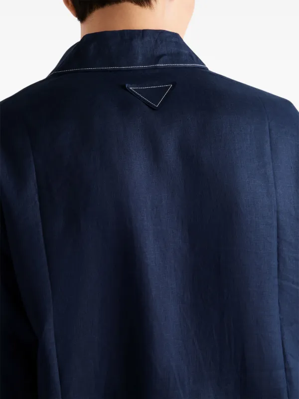 Prada ブルゾン ジャケット | ブルー | FARFETCH JP